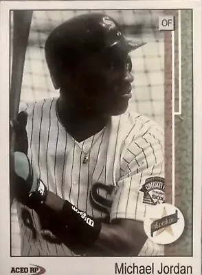 Michael Jordan Baseball Chicago White Sox Rookie Card. • $3.99