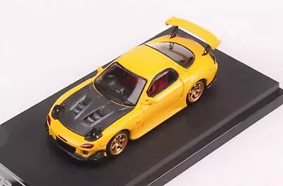 BSC 1/64 Scale Mazda RX-7 FD3S Yellow/Black2 Diecast Car Model Toy Gift NIB • $58.08