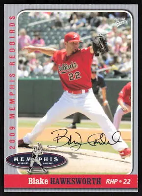 2009 MultiAd Memphis Redbirds #13 Blake Hawksworth • $1.69