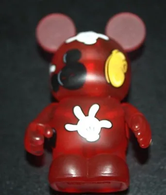 Mickey Mouse Disney Vinylmation Figure Theme Park Hands Red Figure  --FFX ^ • $10