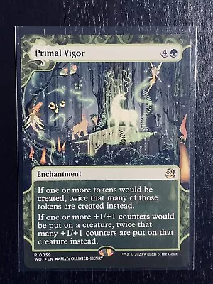 Primal Vigor (WOT 0059) Wilds Of Eldraine Enchanting Tales MtG Magic  • $5.99