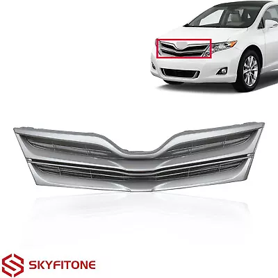 Front Upper Grille Grill Silver Factory Replacement For Toyota Venza 2013-2016 • $106.99