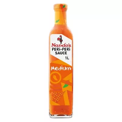 Nando's Medium Peri-Peri Sauce 1 Litre - Packs Of 1 & 2 • £15.99