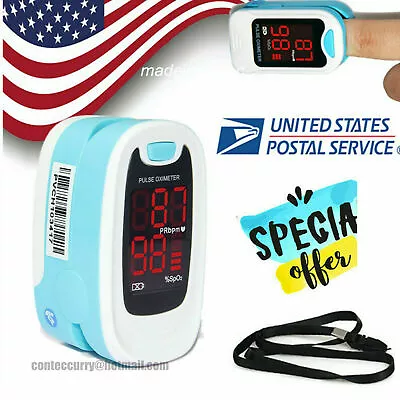 Fingertip Pulse Oximeter Finger Pulse Blood Oxygen SpO2 Monitor CMS50M NEW • $8.99