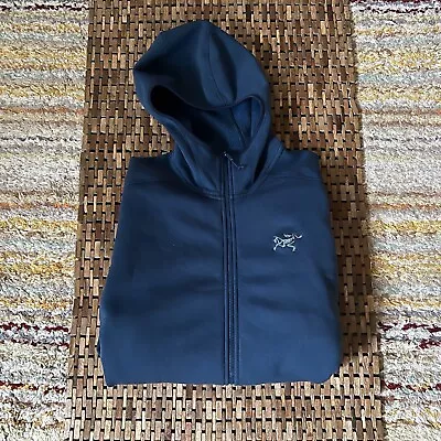 Arc’teryx Arcteryx Kynite Hoodie Hoody Fleece Jacket Blue Full Zip Men’s Size XL • $159.95