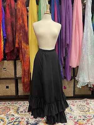 Black Flamenco Ruffled Dance Skirt • $26.50