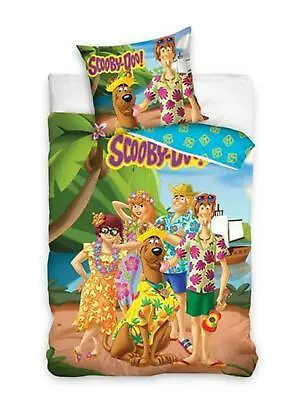 £26.99 • Buy Scooby Doo Hawaii Single Duvet Cover Set Reversible Bedding Cotton European Size