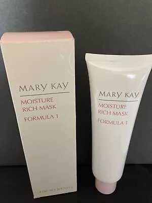 Mary Kay Moisture Rich Mask Formula 1 Discontinued 4 Oz 1061 New In Box • $17.99