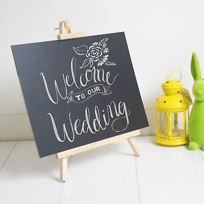 BLANK Standing Chalkboard Blackboard Easel Wedding Party Cafe Photobooth Sign • $22.99