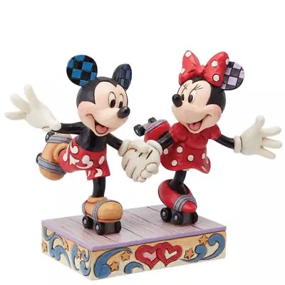 Jim Shore Disney Traditions - Mickey & Minnie - A Sweet Skate • $144