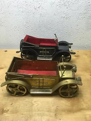 Vintage 2 Tilso Automobile Car Music Box Decanter Stand  How Dry I Am #b-5 • $19.99