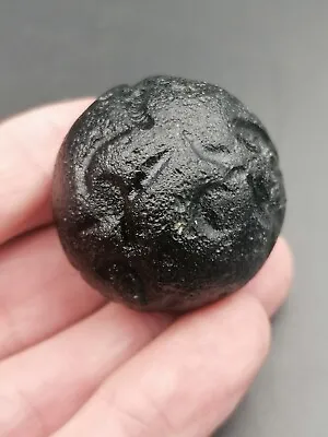Tektite Philippinite Rizalite Flat Sphere 4470g / 34cm Meteorite Impact Glass • $45