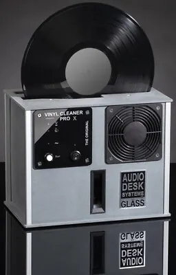 AUDIO DESK Vinyl Cleaner PRO X Ultrasonic LP Cleaning Machine Grey $4699 List ! • $3999