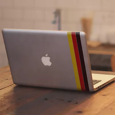 German Flag Stripes Vinyl Decal Sticker For Macbook Air Pro 11 13 15 17  Laptop • $12.92