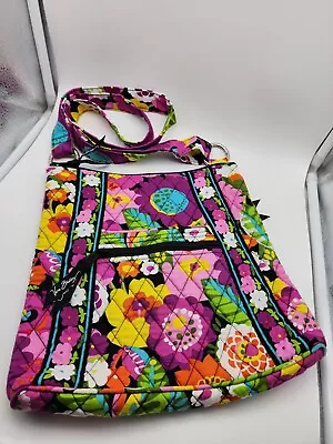 Vera Bradley Va Va Bloom Hipster Crossbody Bag Purse Multicolor Floral Retired • $19