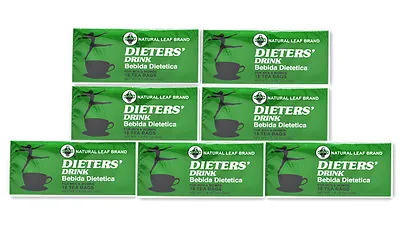 £30.90 • Buy 7 BOXES OF Dieters' Drink Bebida Dietetica Natural Leaf Brand Dieters Tea 126 