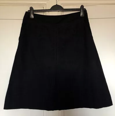 £10 • Buy Jaeger A-Line Navy Skirt, Size 14