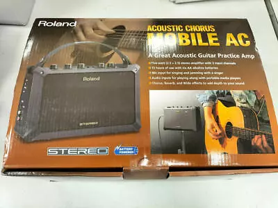Roland MOBILE AC 5W 2x4 Acoustic Guitar Combo Amp Excellent Condition From Japan • $439.62