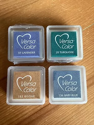 £3 • Buy 4x Small Versa Color Pigment Ink Pads - New And Sealed
