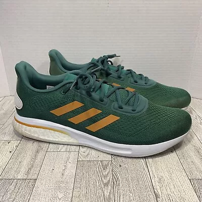 Sz 14- Adidas Supernova University Of Miami Training Sneakers Mens Used - H01295 • $27