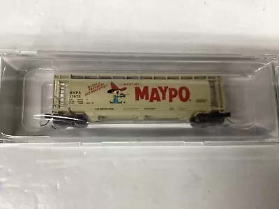 Bowser #17146 N Scale “Maypo” PS-2600  2 Bay Covered Hopper Rd. #17470 • $30.95