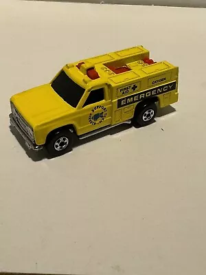 Vintage Hot Wheels Airship Support Team Emergency Truck Yellow 1974 • $1.99