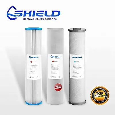 $107.50 • Buy 20  X 4.5  Big Blue Whole House Water Filter Replacement Cartridges 3 Stages 1um