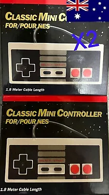 2X Game Controller Gamepad Joystick For Nintendo NES Mini Classic Console • $22.95