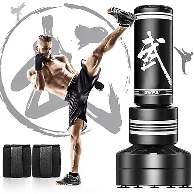 Punching Bag Free Standing Heavy Boxing Set Filled 67  Cardio Training Adult MMA • $129.99