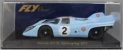 FLY C5 PORSCHE 917K #2 GULF WINNER MONZA 1000 KM 1971 1/32  Scale Slot Car • $35