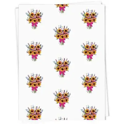 £3.99 • Buy 'Bouquet Of Flowers' Gift Wrap / Wrapping Paper / Gift Tags (GI034657)