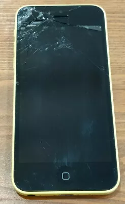 $12.99 • Buy Telstra Locked Apple IPhone 5c A1529 4.0  8MP SOLD AS IS/Faulty LCD/Crack Screen