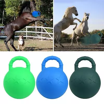 Rubber Equine  Horse Bouncy  Training Toy With Handle • $69.19