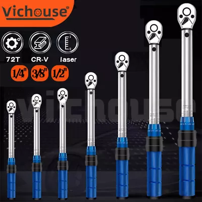 Torque Wrench 1-400N.m Square Drive High-Accuracy Car Bike Repair Hand Tools • $42.99