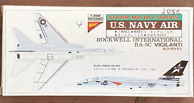 Nichimo 1:300 Super Micro Series U.S Navy Air Models Vigilante • $19.97