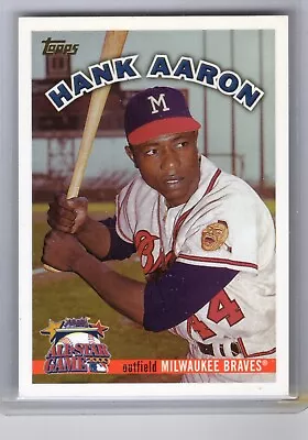 Hank Aaron 2000 All-Star FanFest Tribute To #1 Of 4 Milwaukee Braves HOF • $3.69