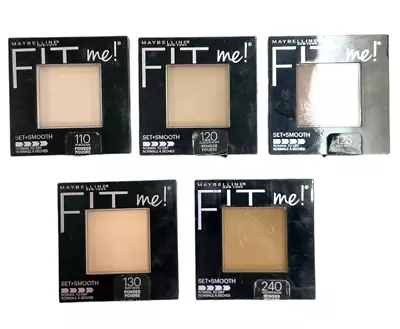 Maybelline Fit Me Set + Smooth Pressed Powder (0.3oz/9g) NEW UNSEALED YOU PICK! • $7.99