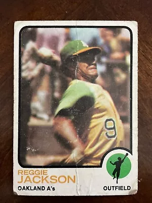 1973 Topps #255 Reggie Jackson Oakland A's Hof • $3.99