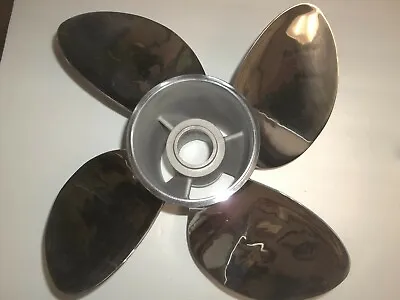 Mercruiser Or Volvo Penta Stainless Steel 4 Blade Propeller Prop 14 1/8  X 19p • $375