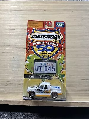 2003 Matchbox Across America Utah Ford Explorer 50th Birthday • $8.77