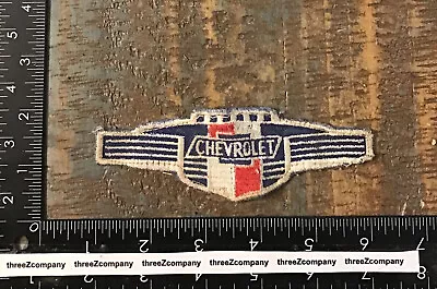 $9 • Buy Vintage CHEVROLET Automobile Car Logo Emblem Sew-On Patch Chevy Grille Twill