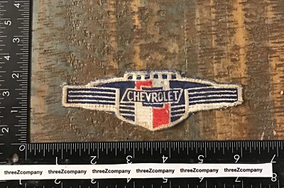 $9 • Buy Vintage CHEVROLET Automobile Car Logo Emblem Sew-On Patch Chevy Grille Twill