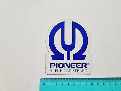 Adhesive Pioneer Hi-Fi Car Stereo Sticker Autocollant Vintage 80s Original • $33.72