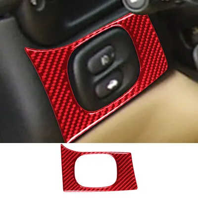 For Corvette C5 Red Carbon Fiber Headlight Tailgate Switch Cover Trim • $8.08