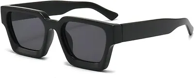 AIEYEZO Square Sunglasses For Women Men Square Thick Frame Sun Glasses NWT • $9.90