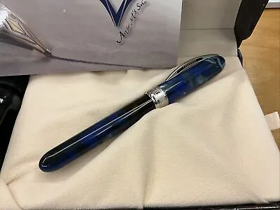 Visconti Van Gogh Maxi Blue Fountain Pen Gold Nib • $429