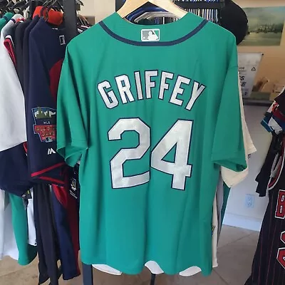 Ken Griffey Jr. Seattle Mariners Throwback Jersey Men's (S-3XL) • $54.99