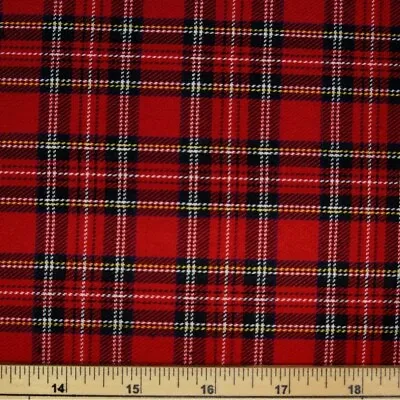 £3 • Buy Fashion Tartan Fabric Plaid Check Polyviscose 150cm Wide,Curtain Blanket Bed