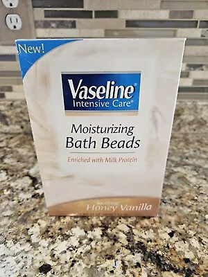 New VASELINE Honey Vanilla Intensive Care Moisturizing Bath Beads Soothing 24 Oz • $29.99