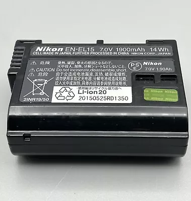 GENUINE Nikon EN-EL15 Battery For Nikon  D800 D810 D850 D7000 D7100 D7200 • $17.99